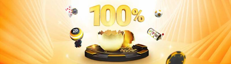 Khuyến mãi 100% Thưởng Khoản Gửi Đầu Tiên