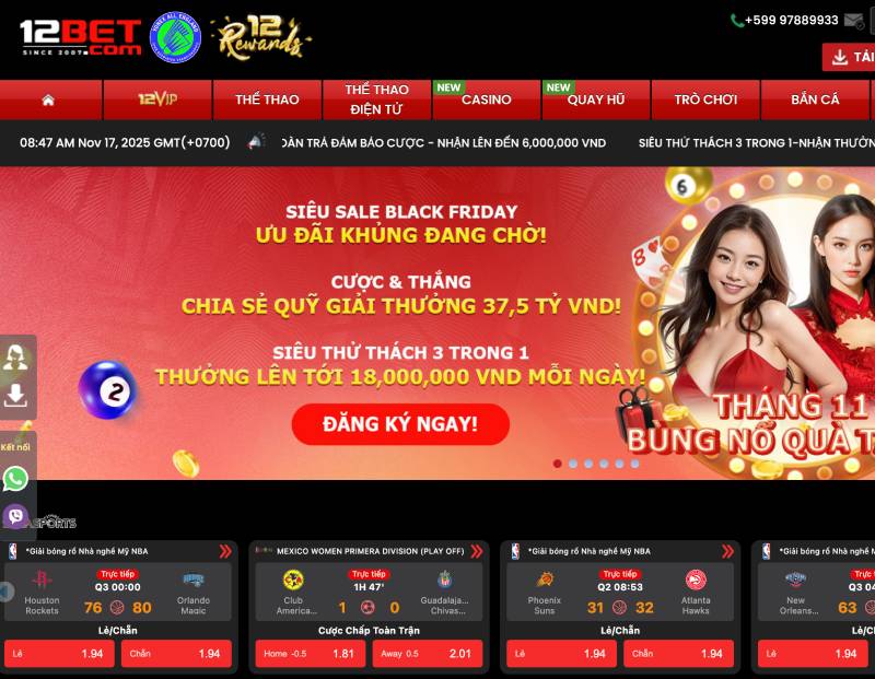 Truy cập đúng link đăng ký 12BET